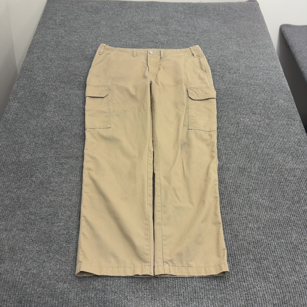 True Religion Cargo Pants Mens 36 Tan Polyester Cotton Utility Workwear Skater